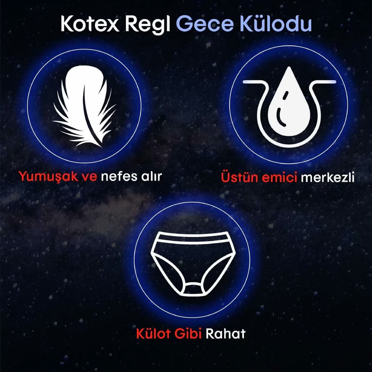 Kotex Regl Gece Külodu 2'li 4