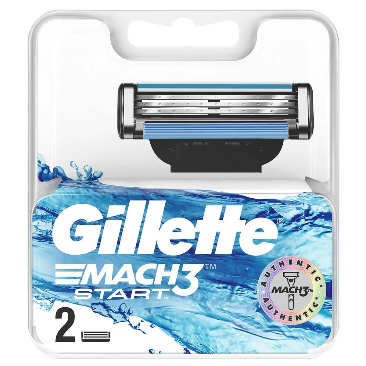 Gillette Yedek Bıçak Mach 3 Start 2'li 2