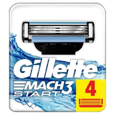 Gillette Yedek Bıçak Mach 3 Start 4'lü