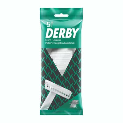 Derby Tıraş Bıçağı Tek Bıçaklı 5'li