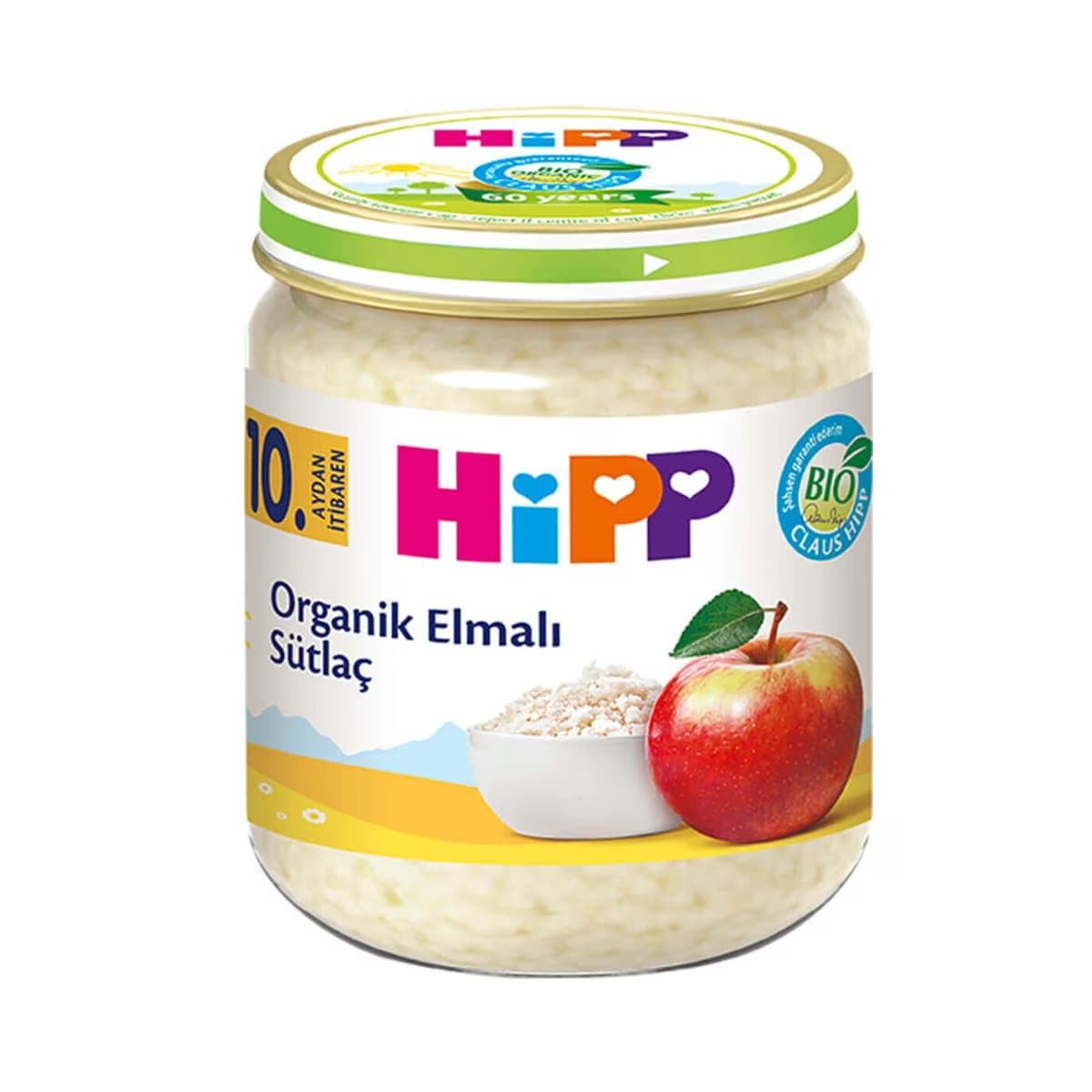 Hipp Organik Kavanoz Maması Elmalı Sütlaç 200 gr