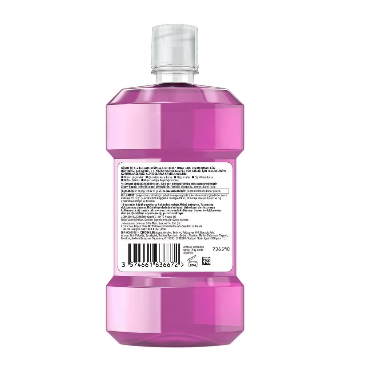 Listerine Ağız Bakım Suyu Total Care 250 ml 2