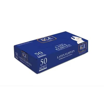 Ece Pudralı Eldiven Lateks M 50'li
