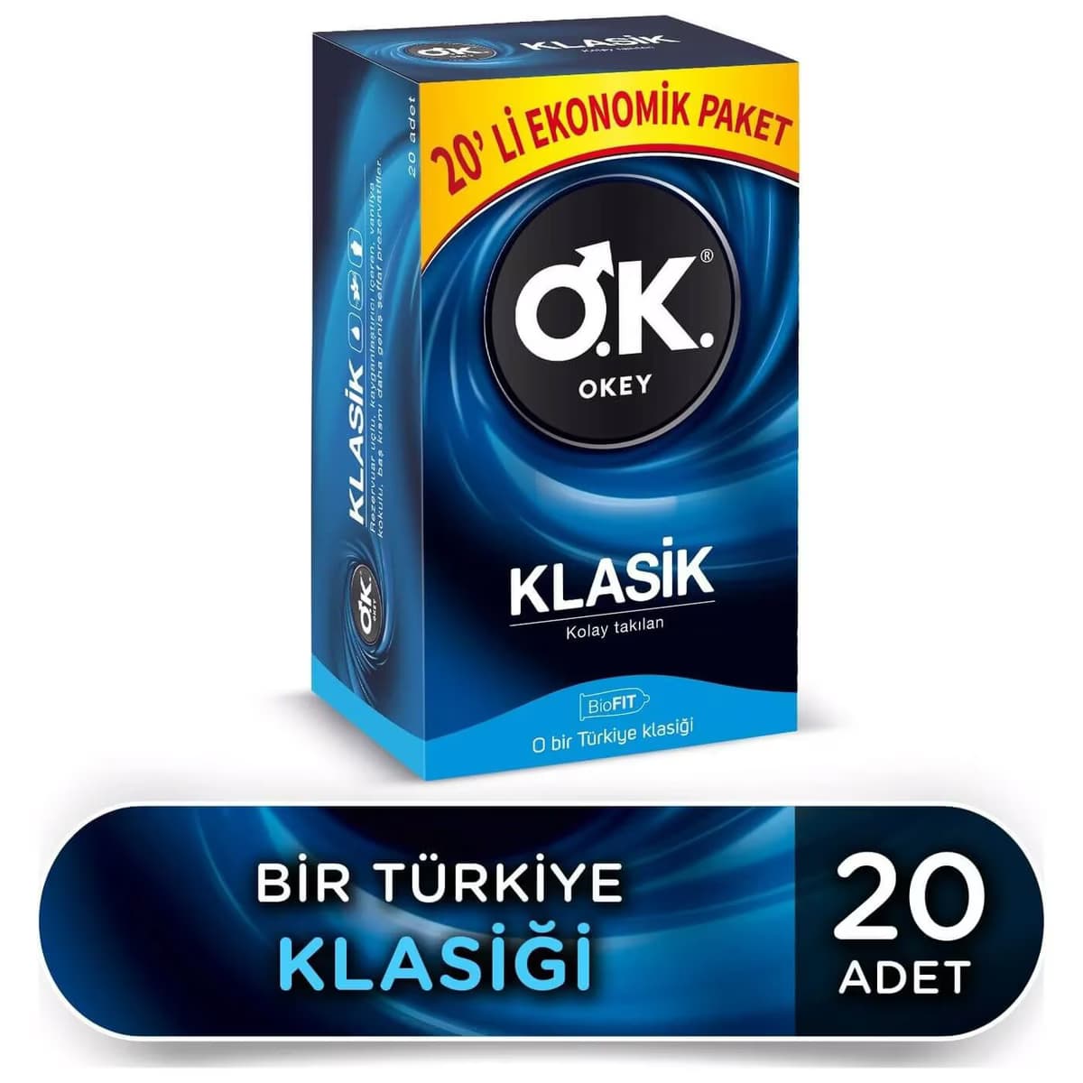 Okey Prezervatif Klasik Ekonomik 20'li 2