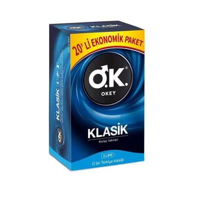 Okey Prezervatif Klasik Ekonomik 20'li