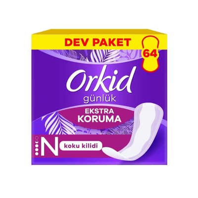 Orkid Günlük Ped Ekstra Koruma 64'lü