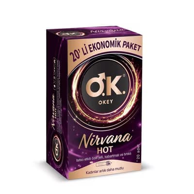 Okey Prezervatif Nirvana Hot Ekonomik 20'li