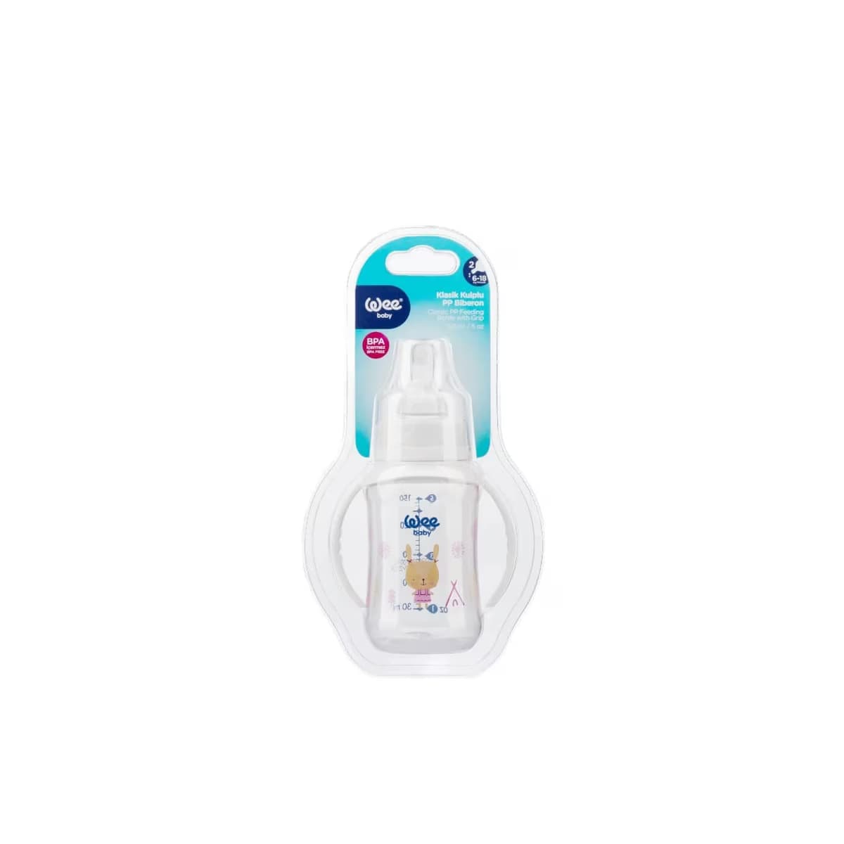 Wee Baby Biberon Kulplu PP 150 ml 3