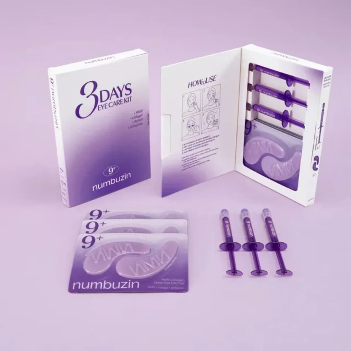 Numbuzin No.9 3days Eye Care Kit, 1 Adet 3