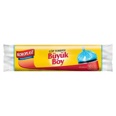 Koroplast Çöp Poşeti Büyük Boy 10'lu