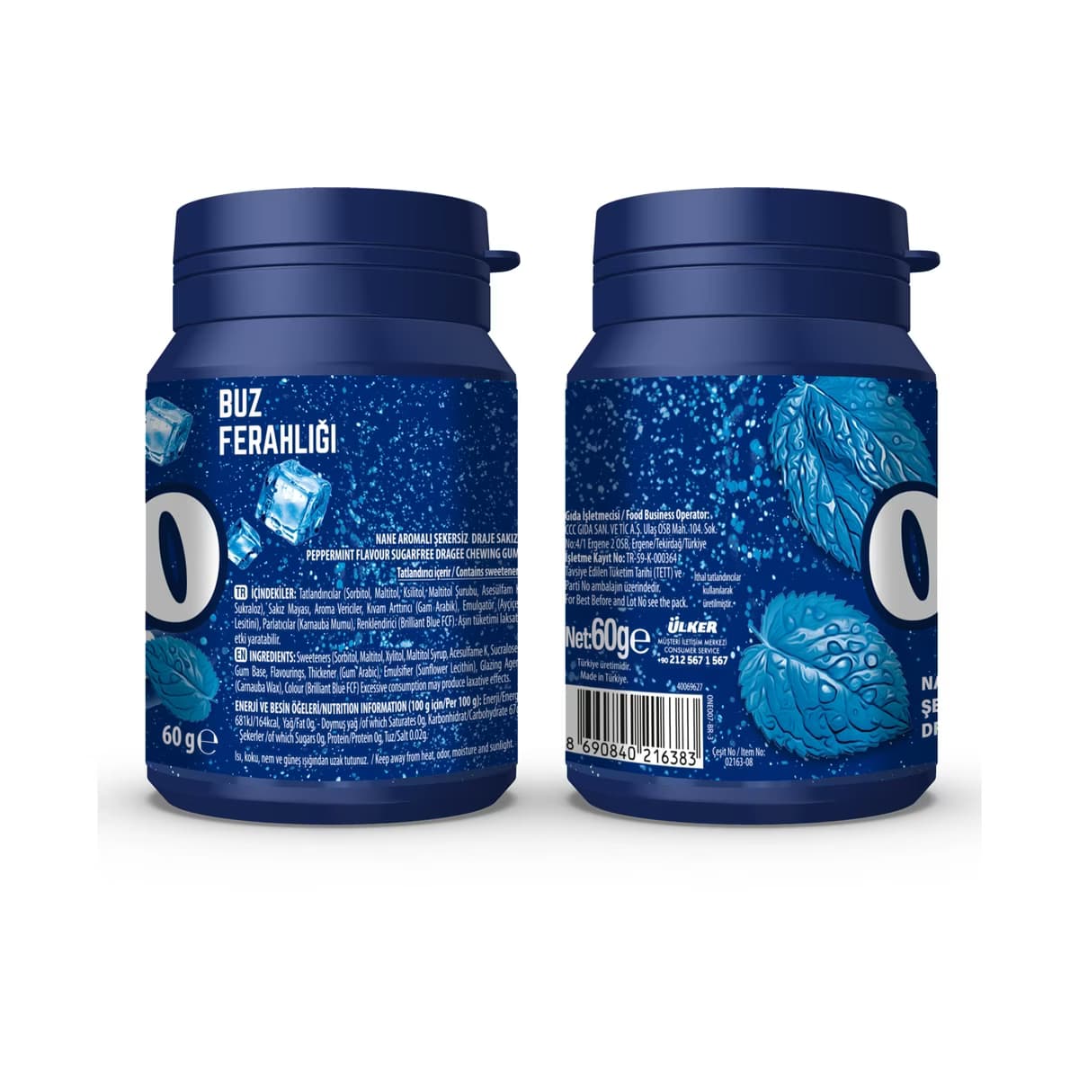 Oneo Nane Aromalı Şekersiz Draje Sakız 60 gr 2