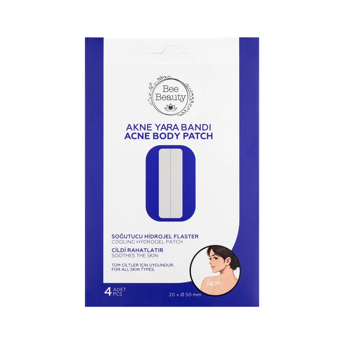 Bee Beauty Akne Vücut Yara Bandı 4 Adet