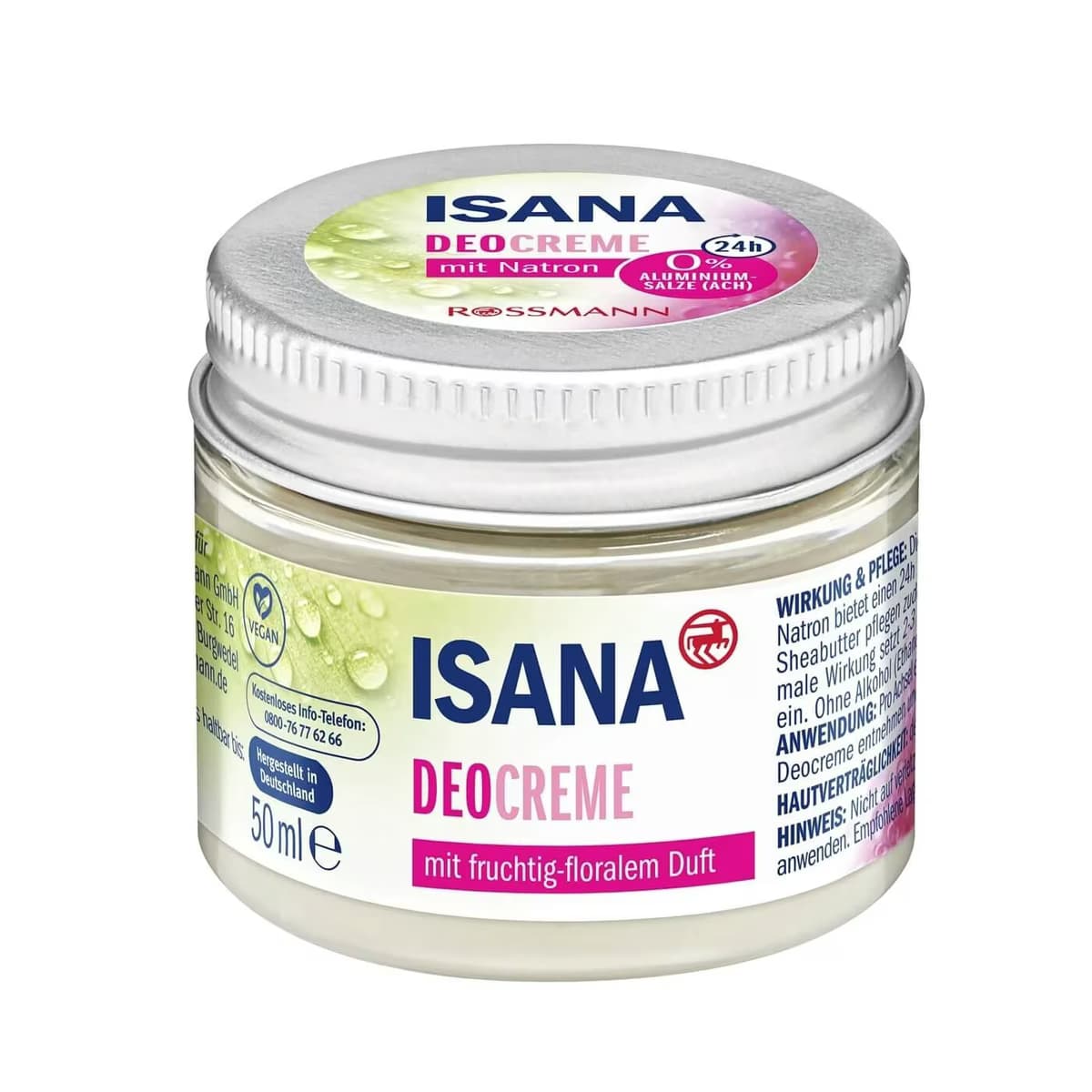 Isana Deodorant Krem 50 ml 2