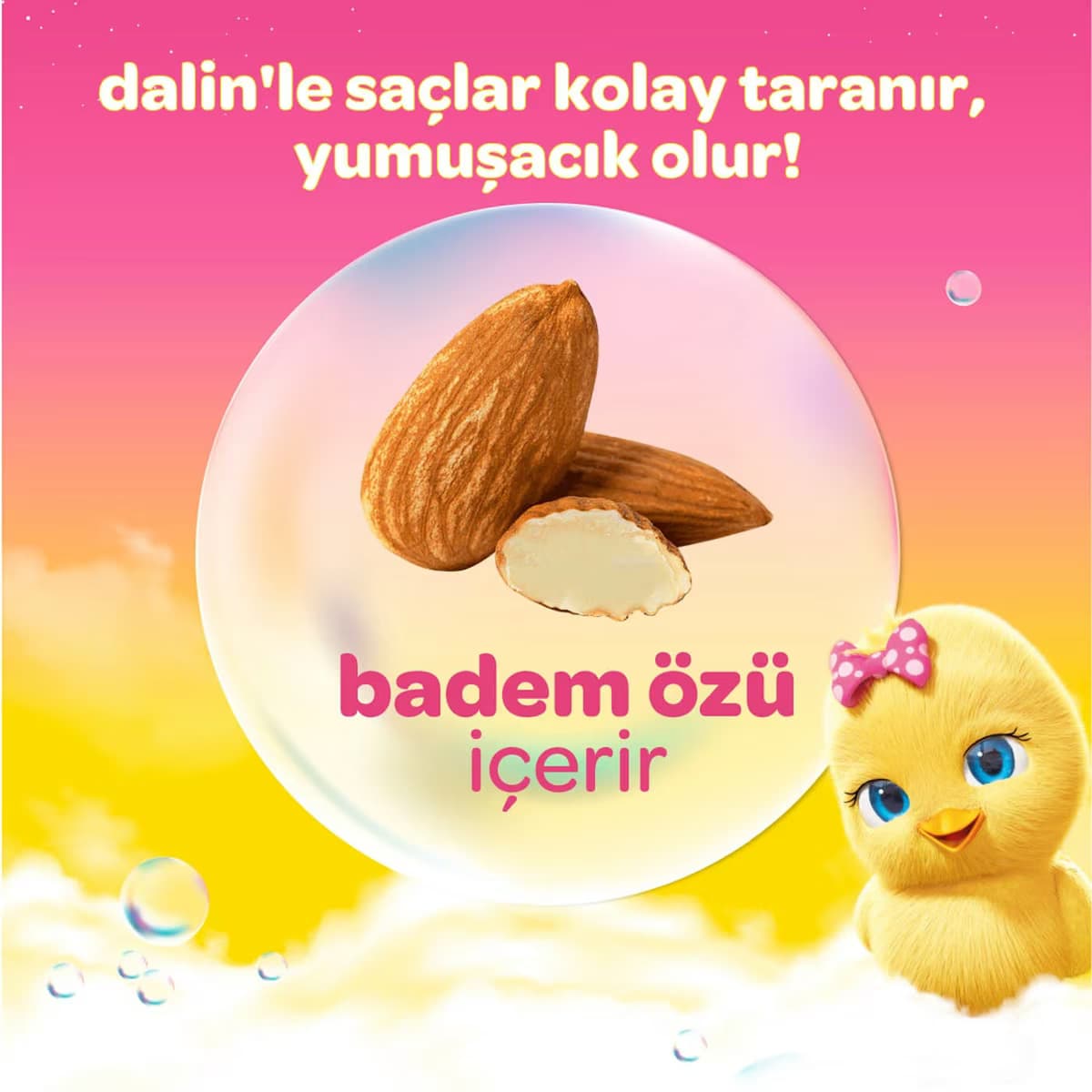 Dalin Şampuan Kolay Tarama Badem 200 ml 2