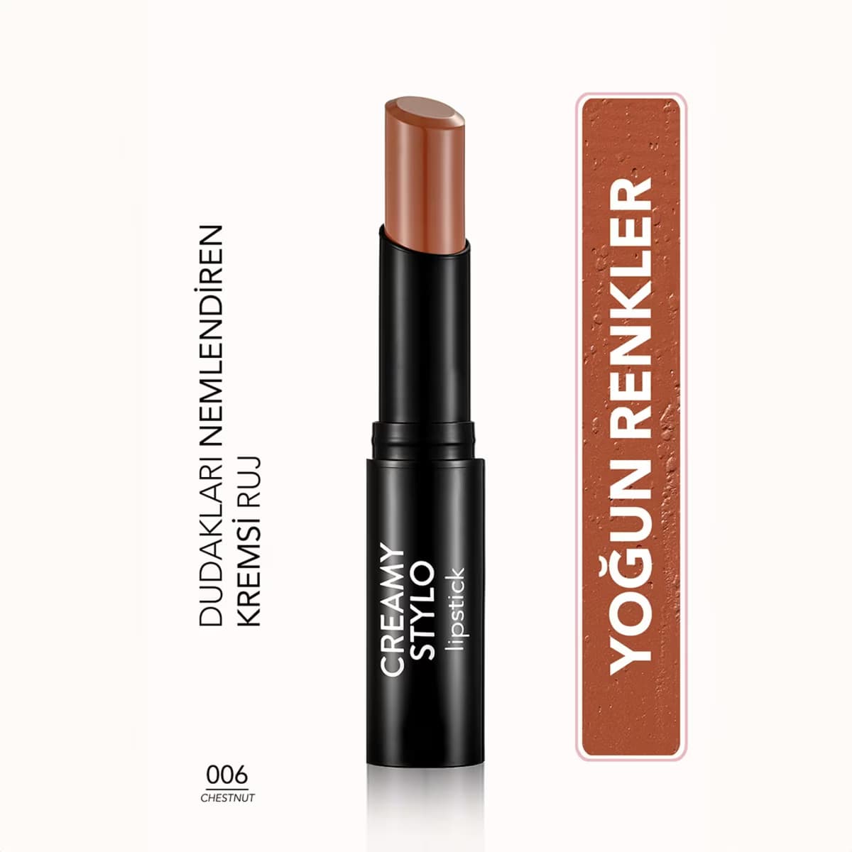 Flormar Ruj Creamy Stylo 06 Chestnut 3 gr 4