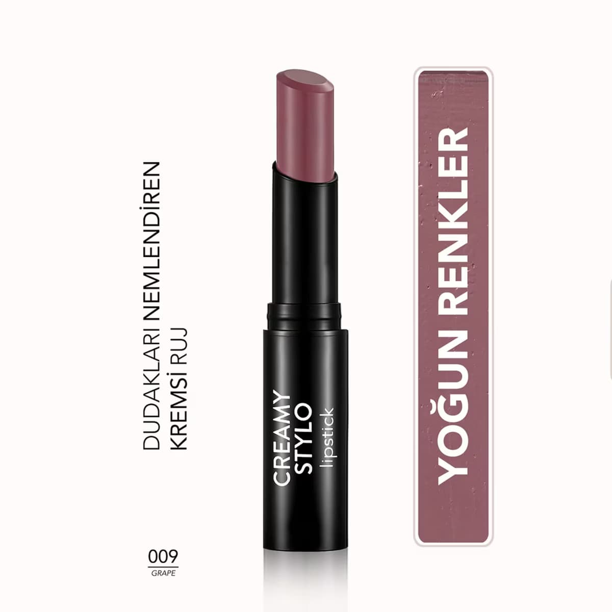 Flormar Ruj Creamy Stylo 09 Grape 3 gr 4