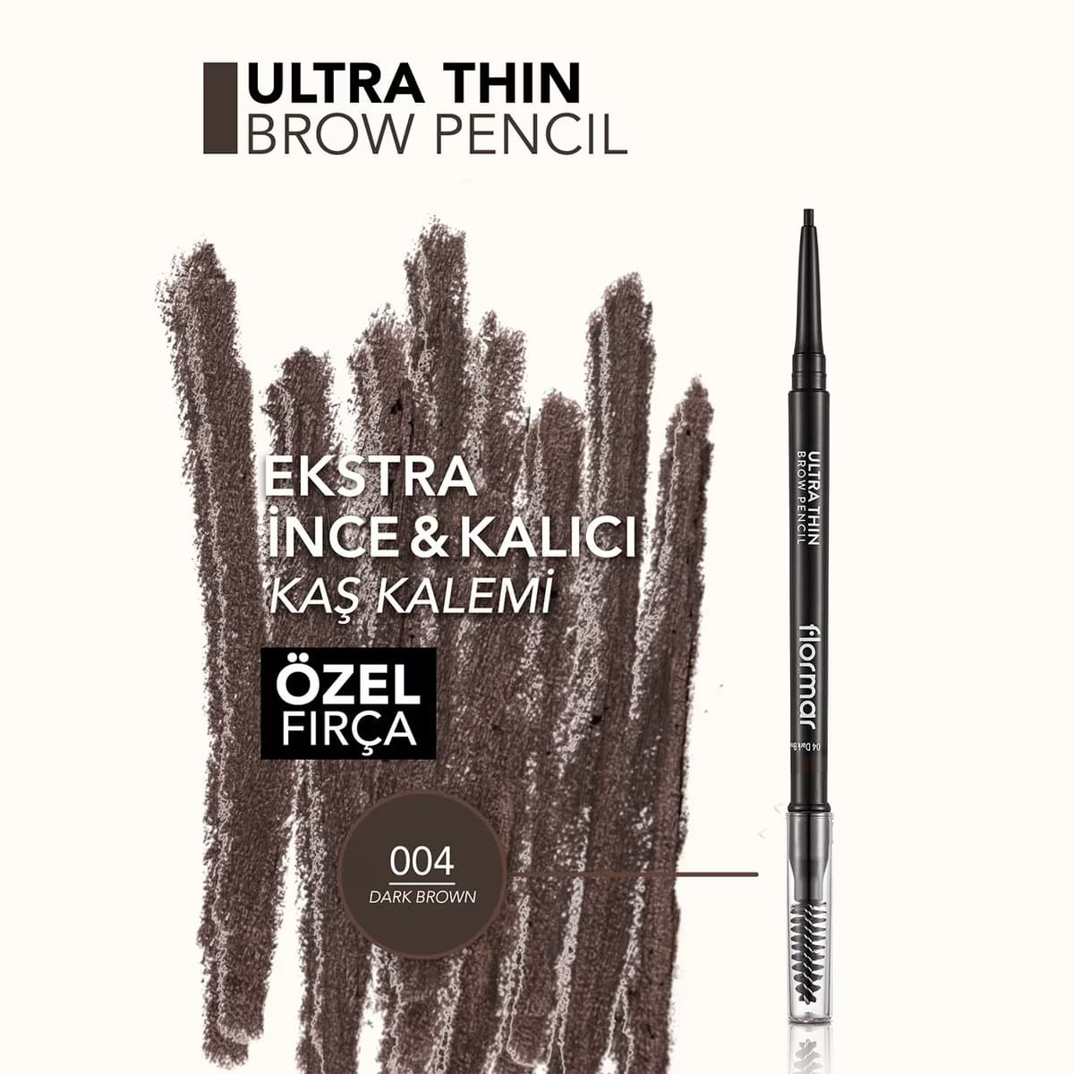 Flormar Kaş Kalemi Ultra Thin 04 0.14 gr 2