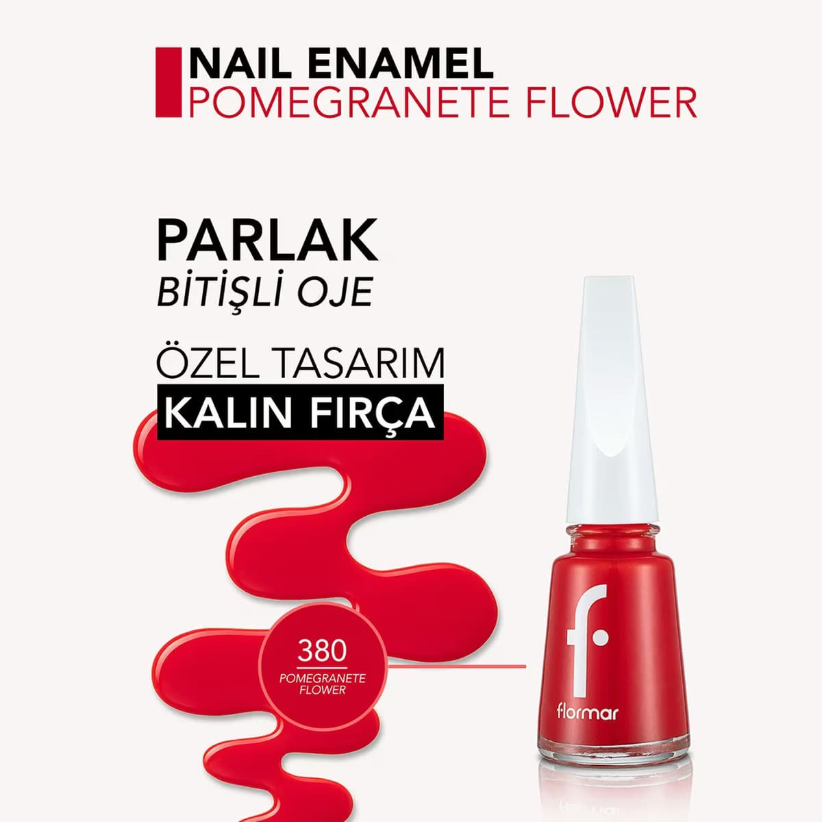 Flormar Oje Pomegrante Flowr New 380 5