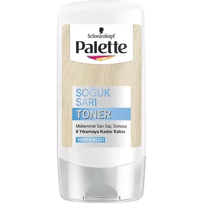 Palette Yarı Kalıcı Toner Soğuk Sarı 150 ml