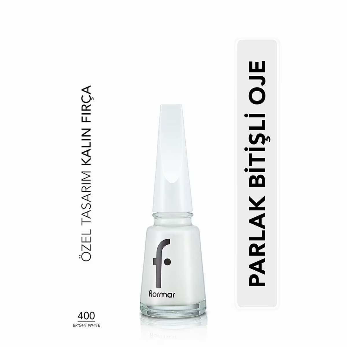 Flormar Oje Bright White New 400 2