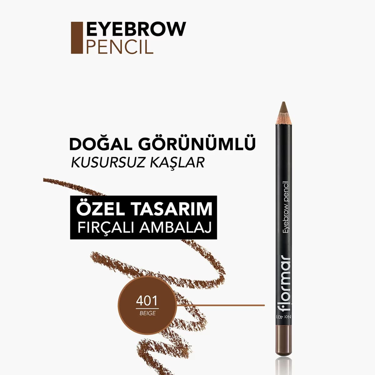 Flormar Kaş Kalemi 401 1 adet 4