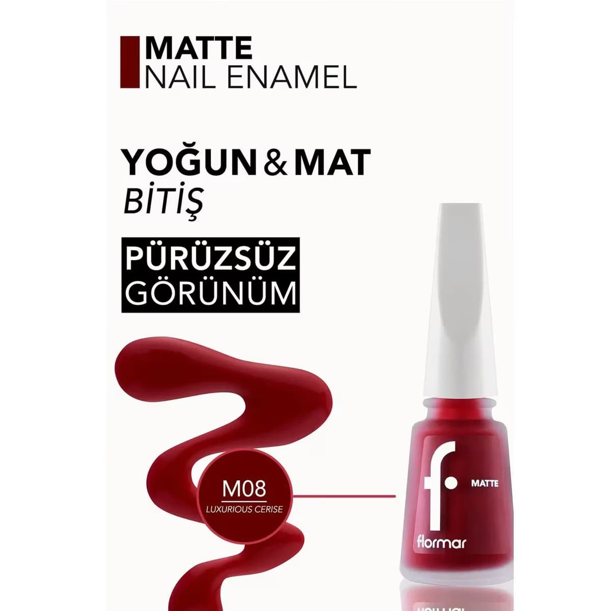 Flormar Oje Mat M08 1 adet 3