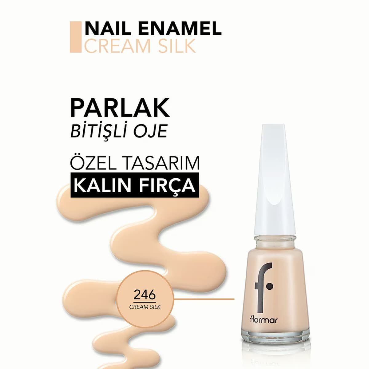 Flormar Oje Cream Silk New 246 4