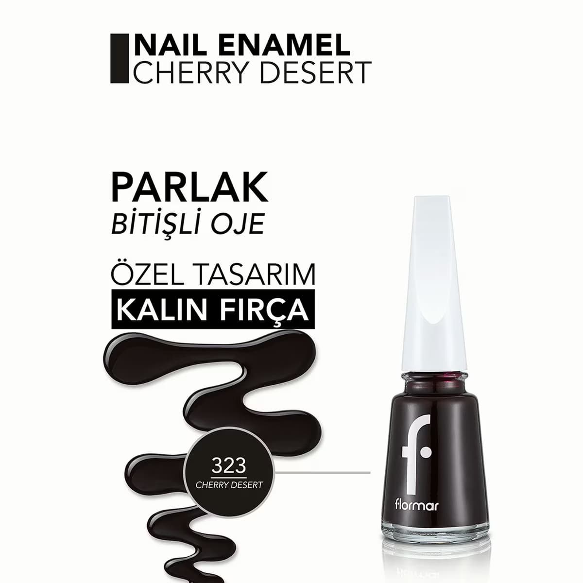 Flormar Oje Cherry Dessert New 323 5