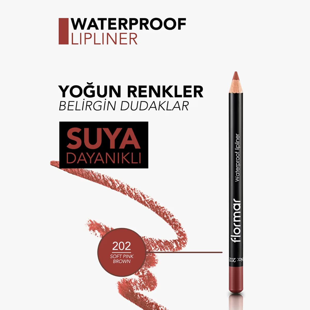 Flormar Dudak Kalemi Waterproof 202 1 adet 5