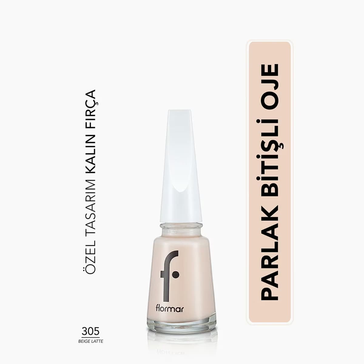 Flormar Oje Beige Latte New 305 5