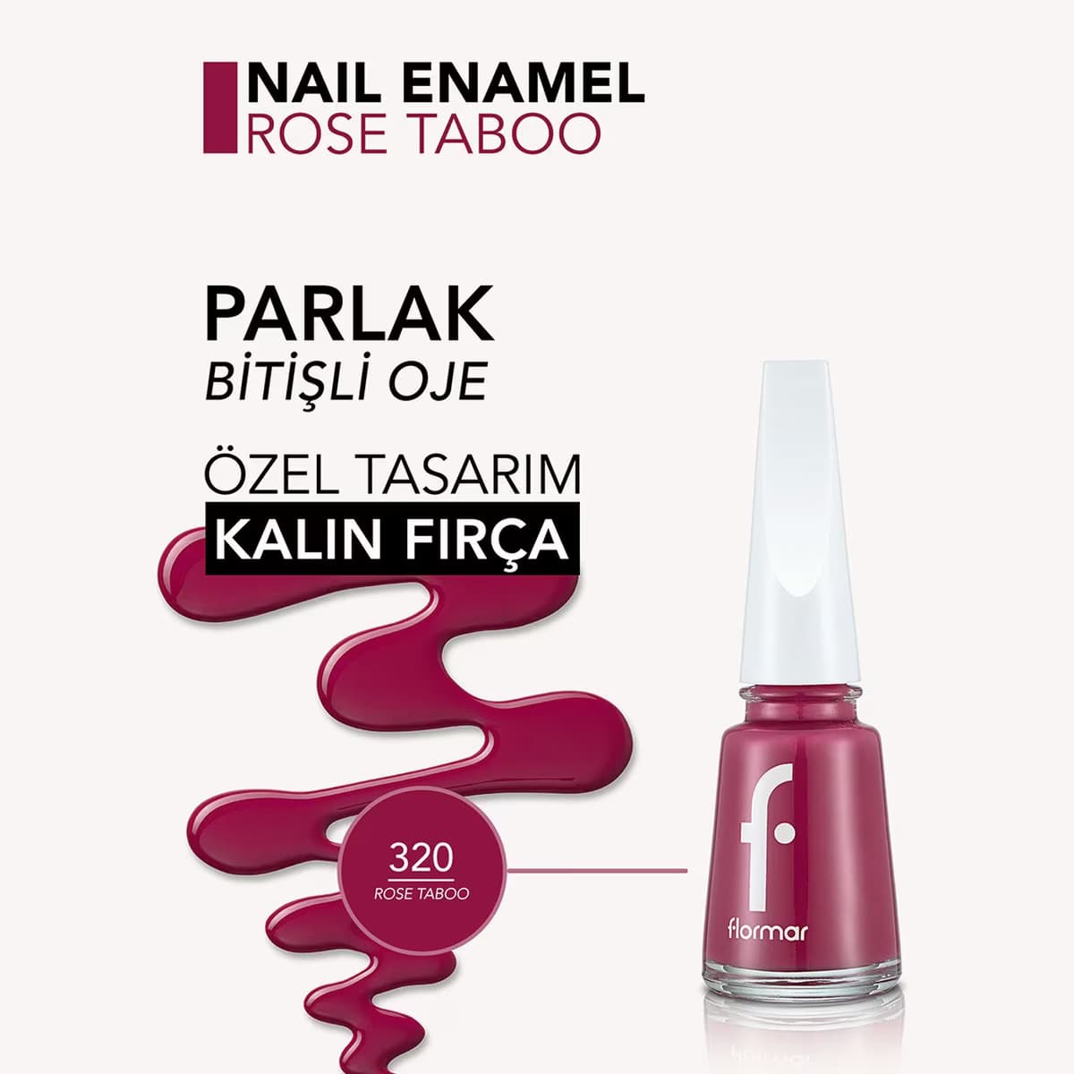 Flormar Oje Rose Taboo 320 5