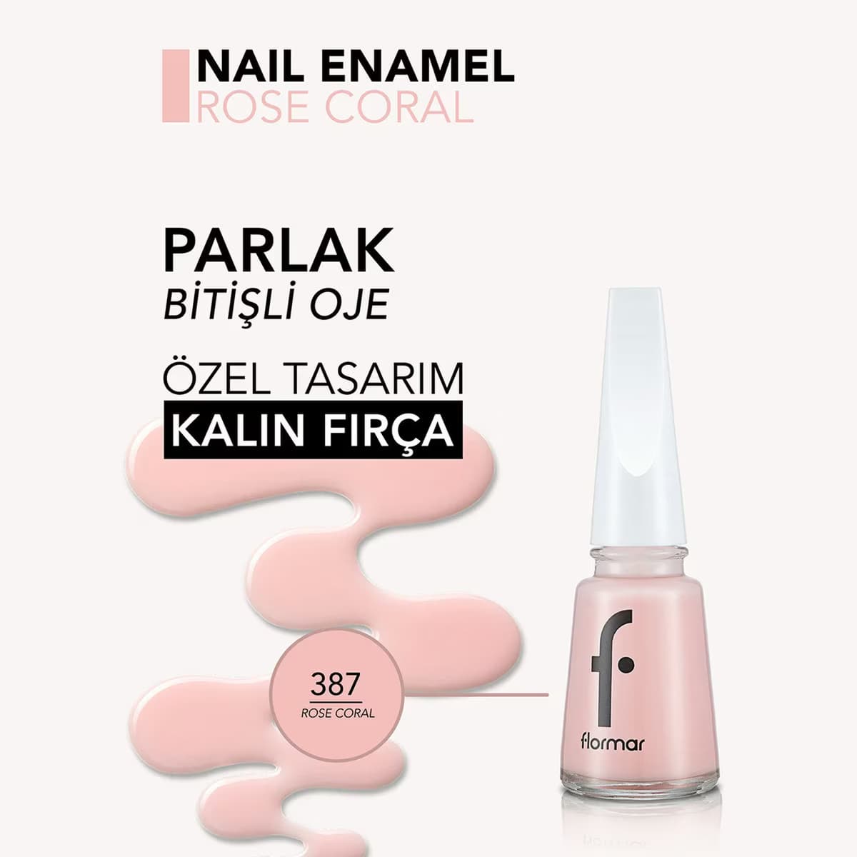 Flormar Oje Rose Coral New 397 5