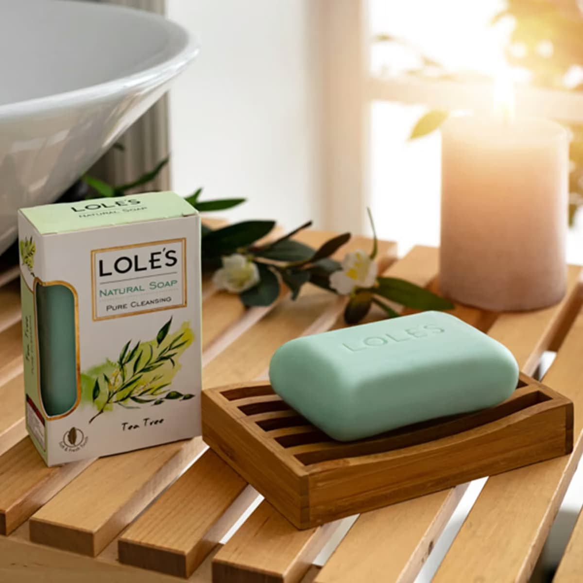 Lole's Katı Sabun Çay Ağacı Yağı Bitkisel 150 gr 2