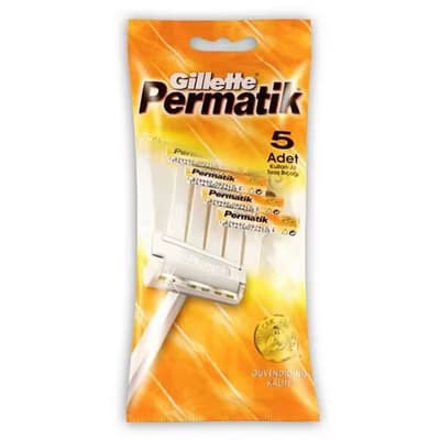 Permatik Tıraş Bıçağı 5'li Poşet