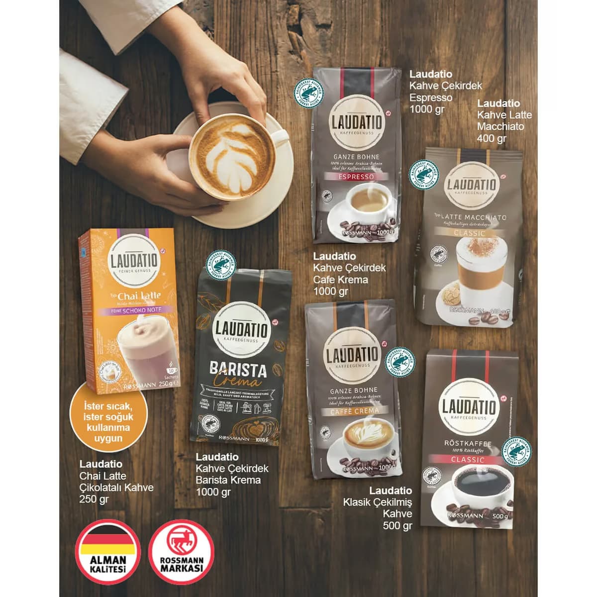 Laudatio Kahve Chai Latte Çikolatalı 250 gr 2