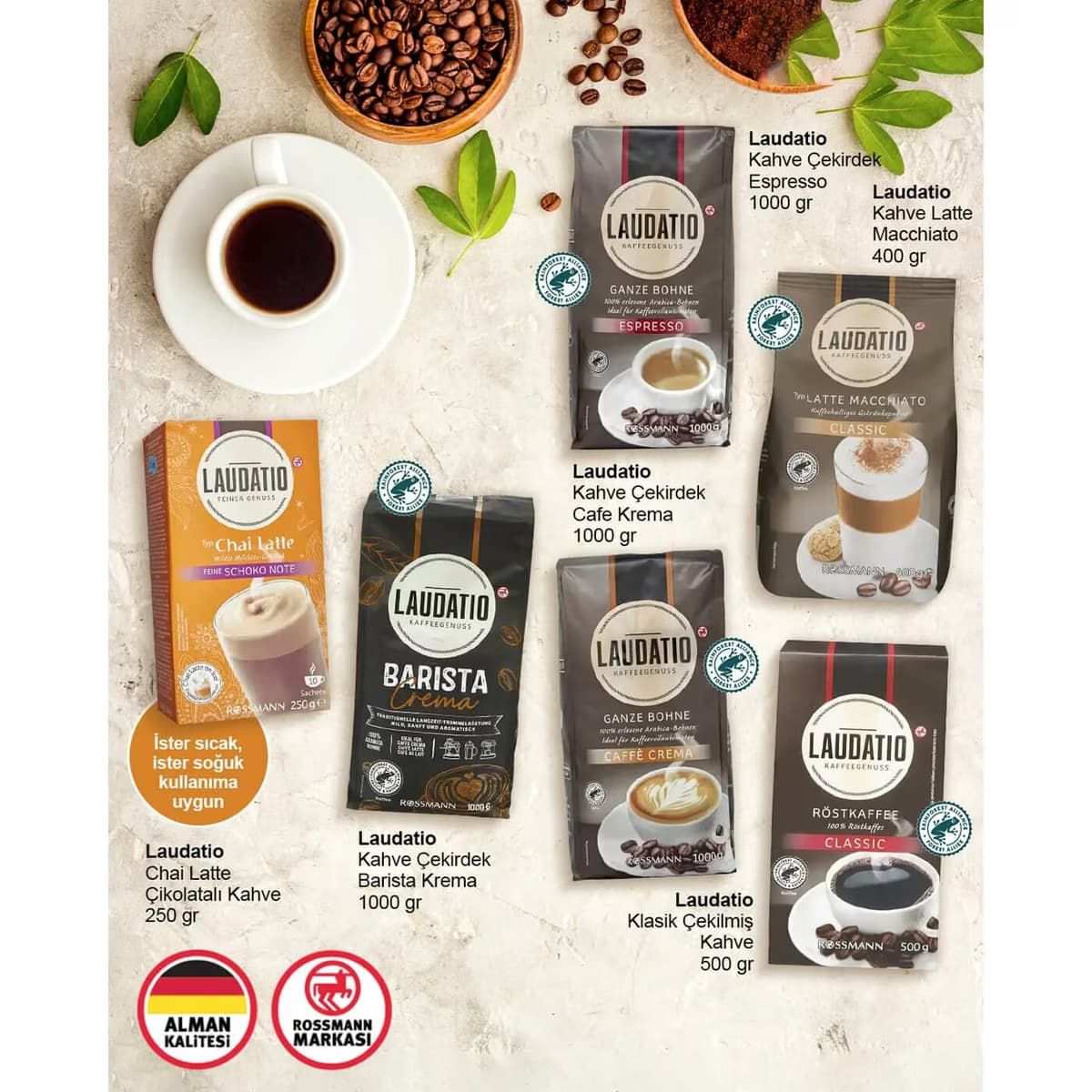 Laudatio Kahve Chai Latte Çikolatalı 250 gr 3