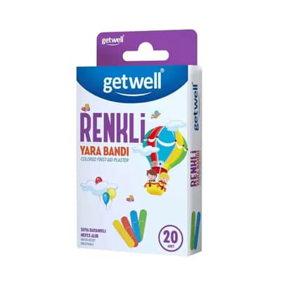 Getwell Yara Bandı Renkli 20'li