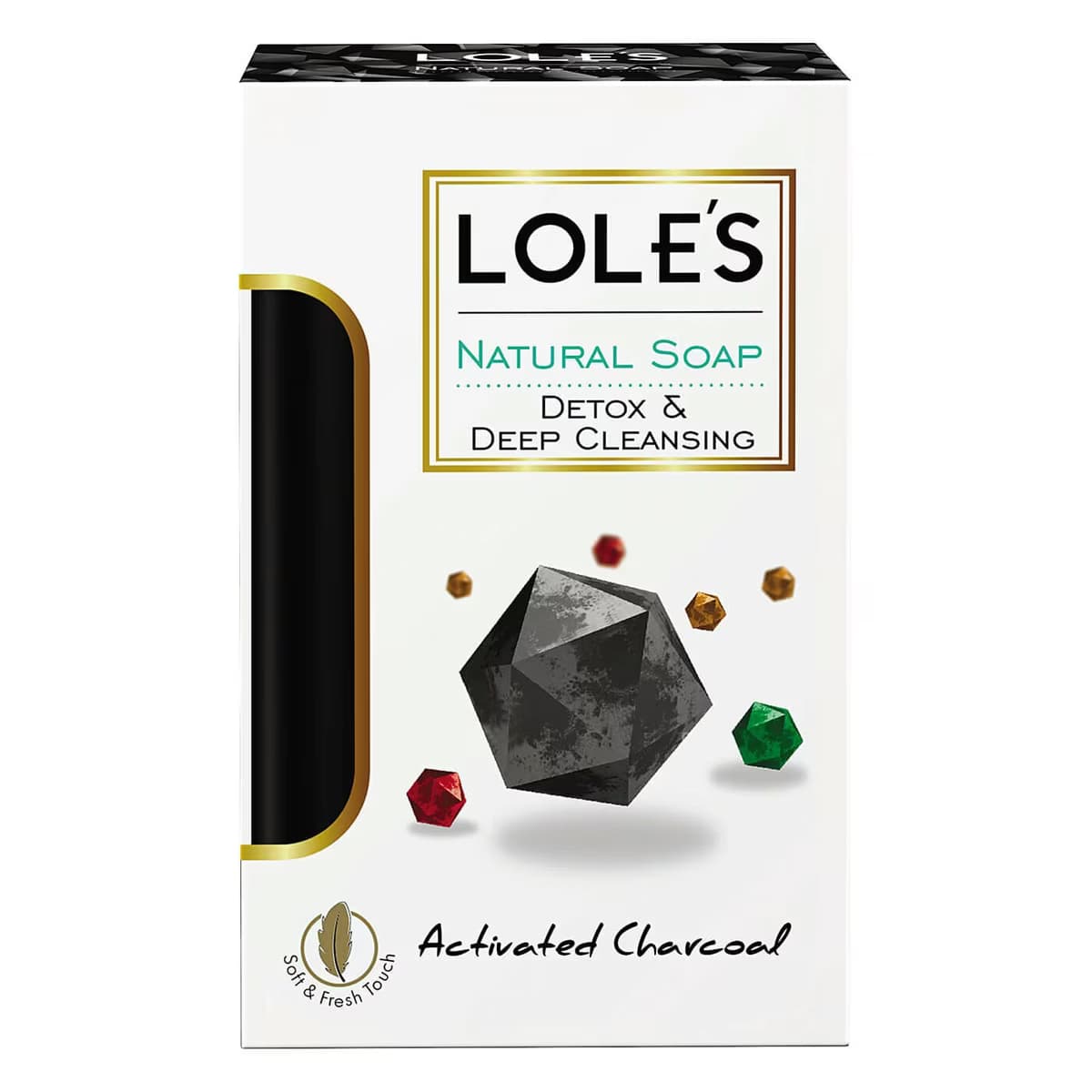 Lole's Katı Sabun Aktif Kömür Karbon 150 gr 2