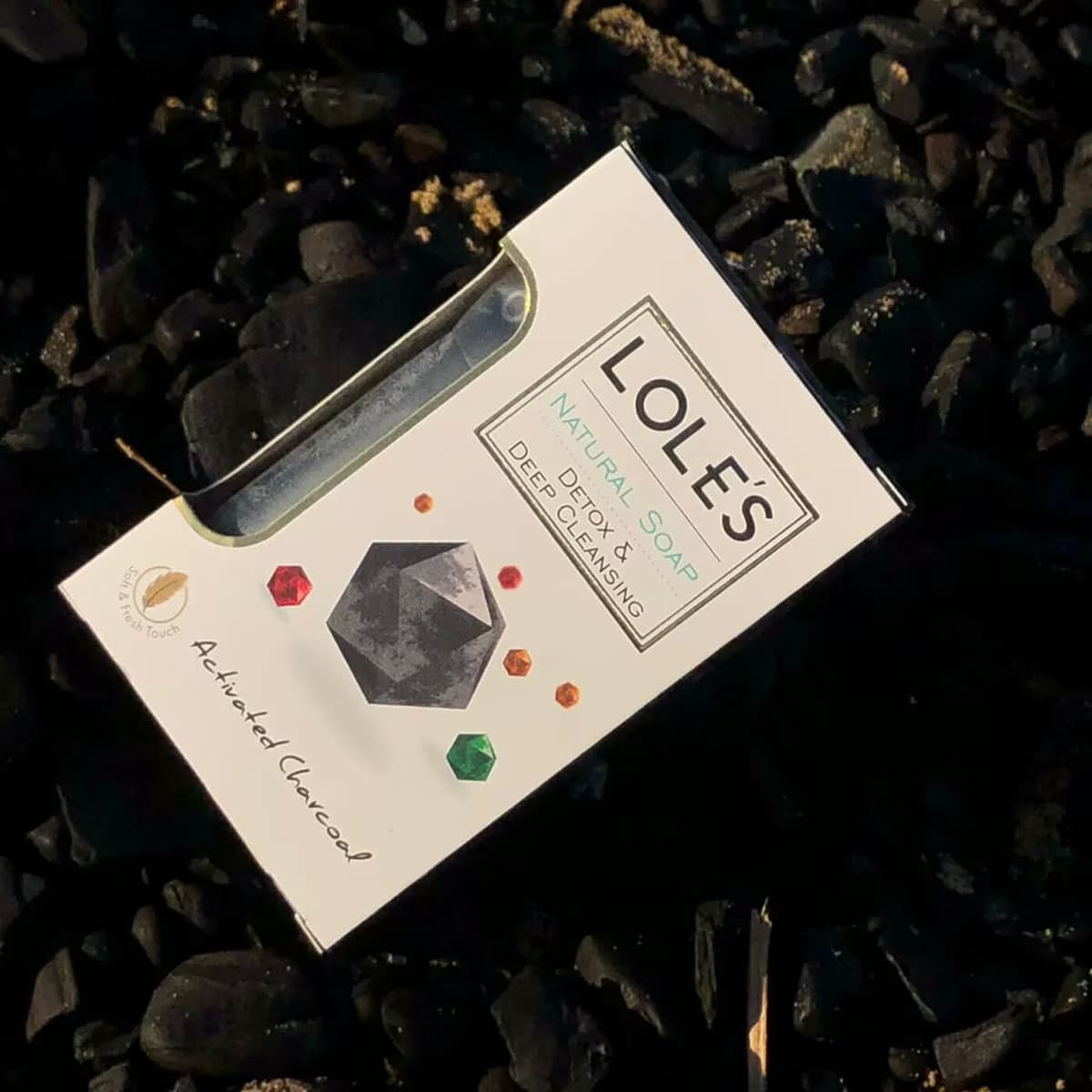 Lole's Katı Sabun Aktif Kömür Karbon 150 gr 3