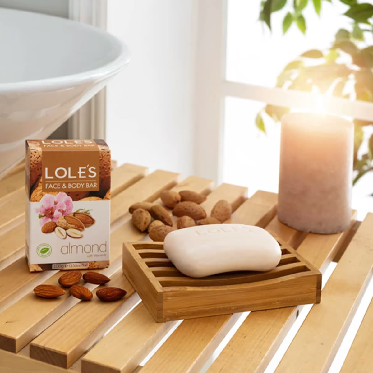 Lole's Katı Sabun Badem Bitkisel 100 gr 5