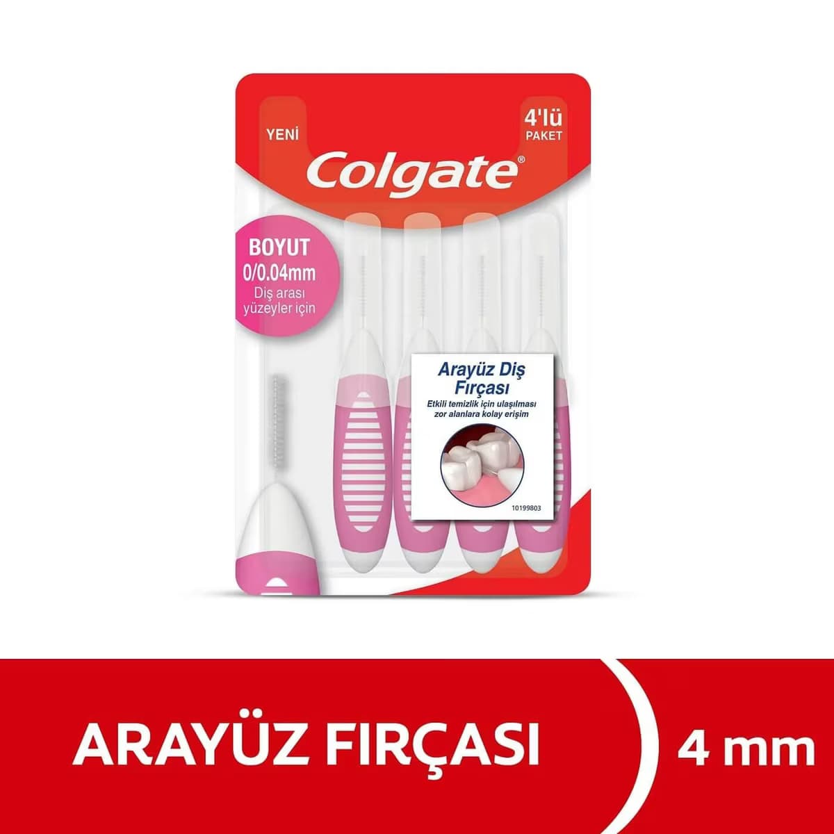 Colgate Arayüz Fırçası 4 mm 1 adet 2