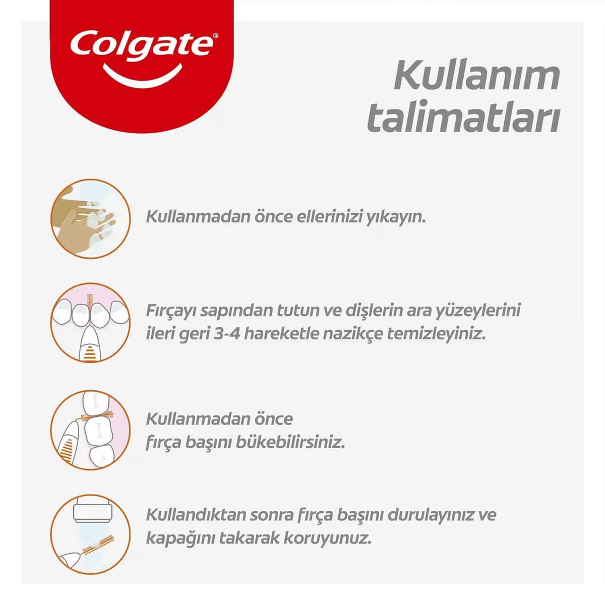 Colgate Arayüz Fırçası 4 mm 1 adet 5