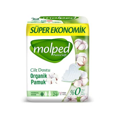 Molped Hijyenik Ped Pure & Soft Normal 24'lü