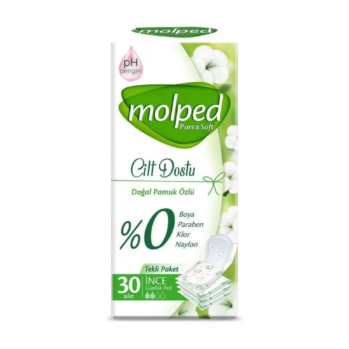 Molped Günlük Ped Pure & Soft 30'lu