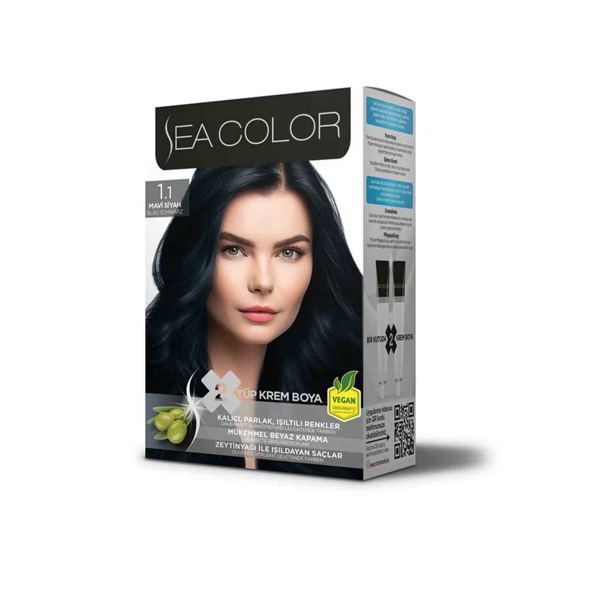Sea Color Kit Boya 1.1 Mavi Siyah 1 adet