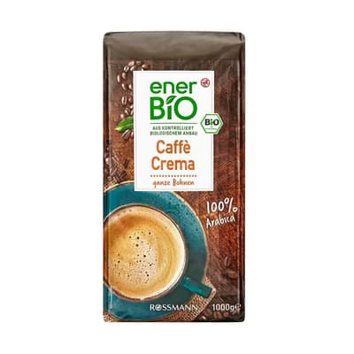 Enerbio Organik Kahve Çekirdek Crema 1000 gr