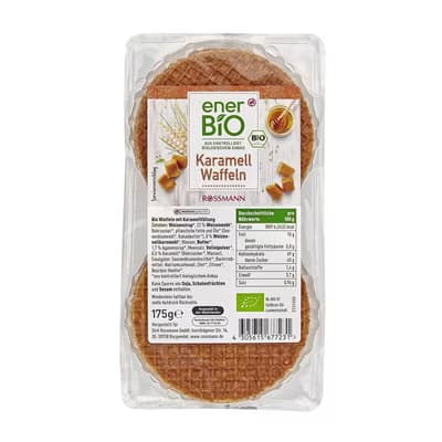 Enerbio Organik Karamelli Gofret 175 gr
