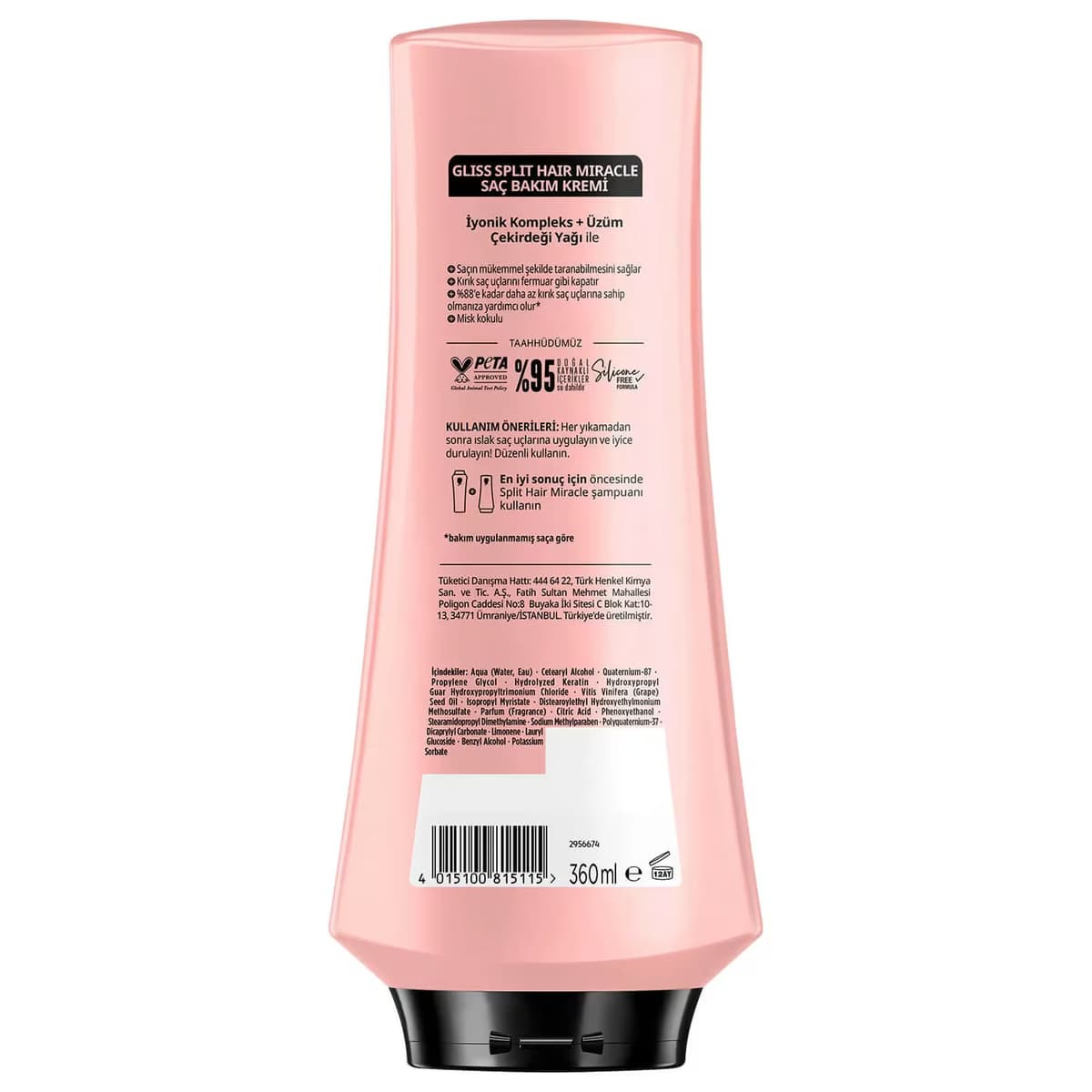 Gliss Saç Kremi Split Hair Mircale 360 ml 2