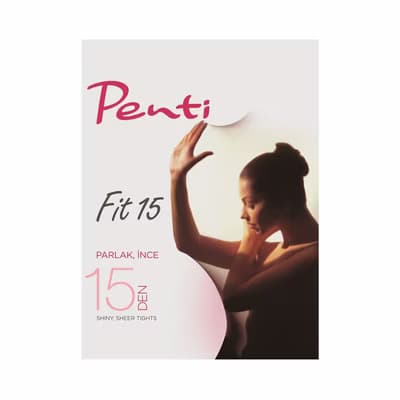 Penti Külotlu Çorap Siyah Fit 15 500-2 1 adet
