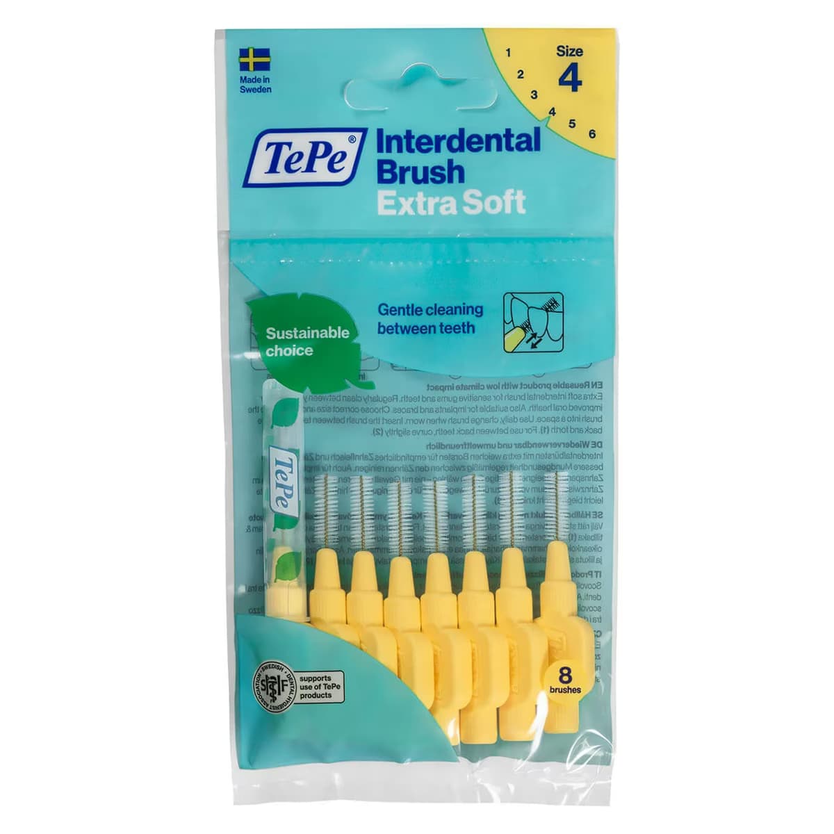 Tepe Arayüz Fırçası X-Soft 0.7 mm Sarı 8'li